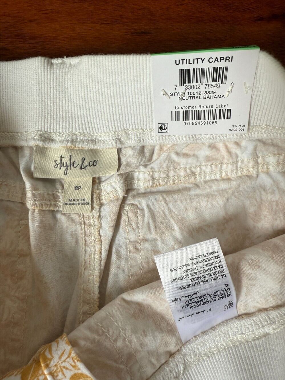Style & Co Women's Capri 8P - Picture 4 of 5
